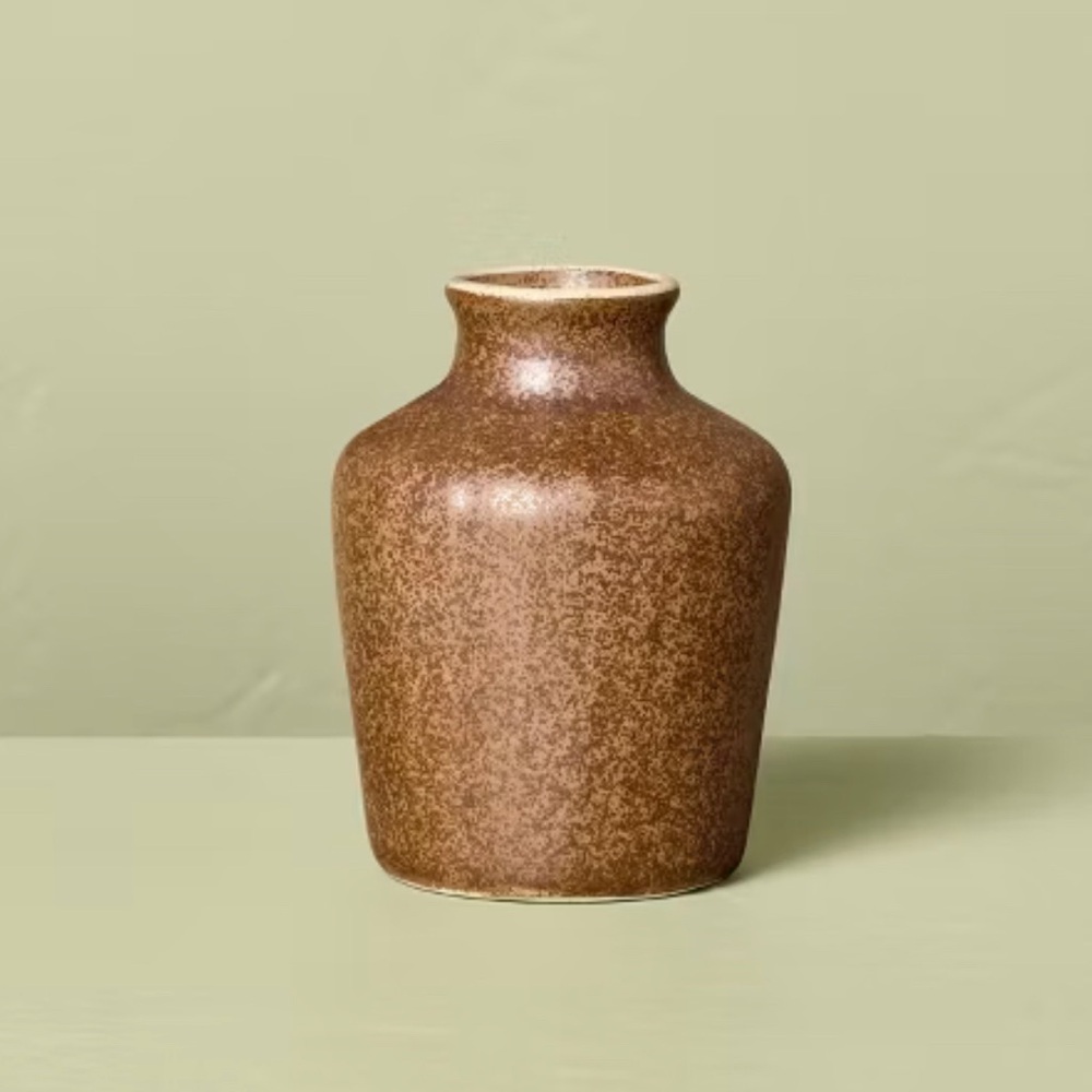 Ceramic Bud Vase Brown - Hearth & Hand™ with Magnolia